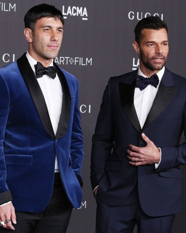 Jwan Yosef and Ricky Martin
LACMA Art and Film Gala, Arrivals, Los Angeles, USA - 02 Nov 2019