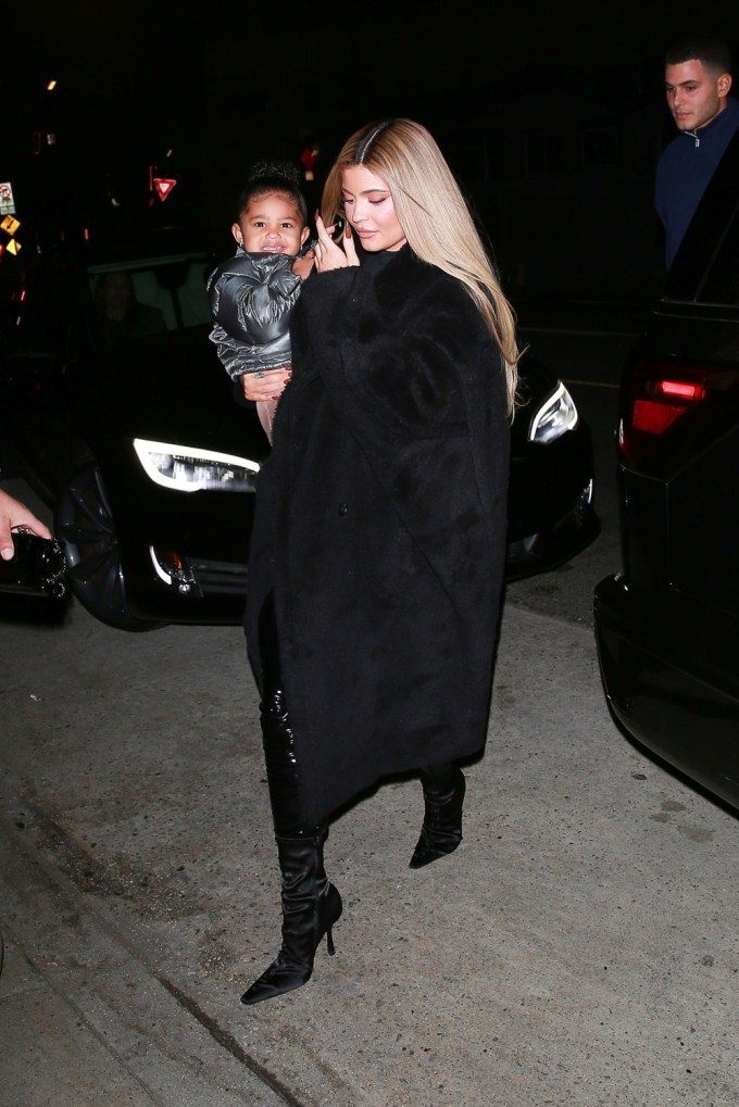 Kylie Jenner Brings Stormi Webster to Dinner With Friends