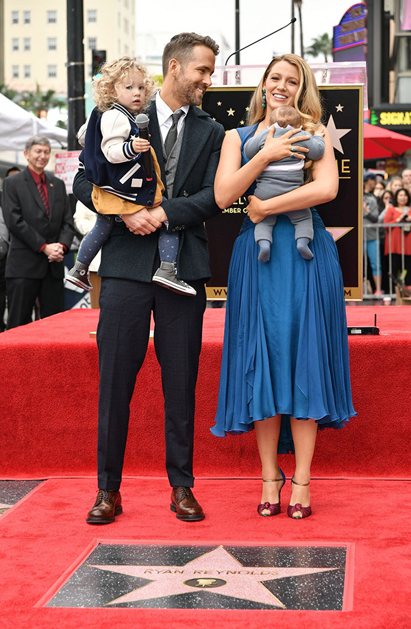 blake lively, ryan reynolds and their kids