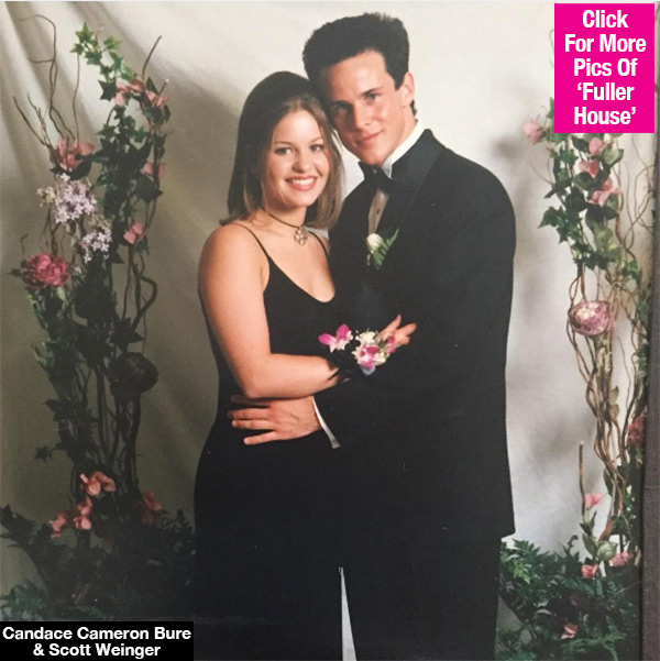 Candace Cameron Scott Weinger Prom Photo