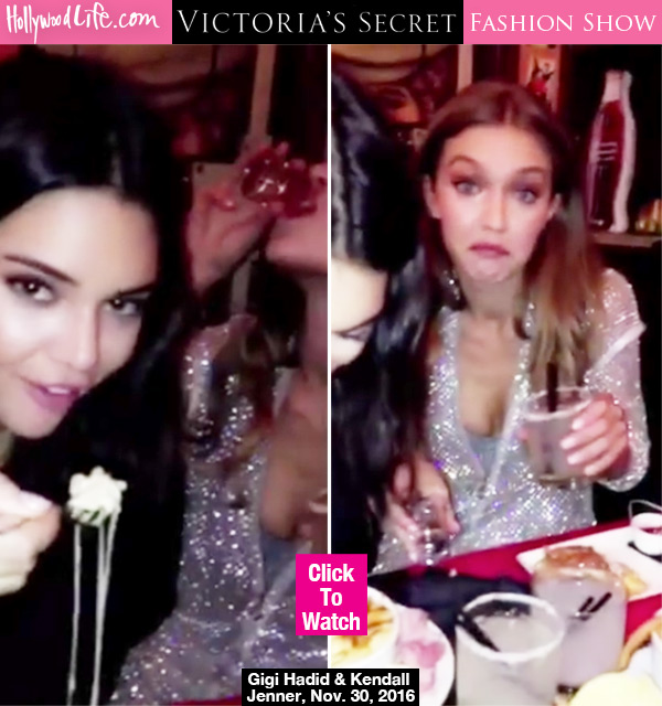 Gigi Hadid Taking Shots