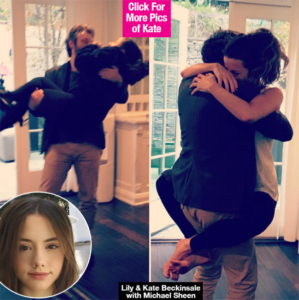 Michael Sheen Kate Beckinsale Hugging