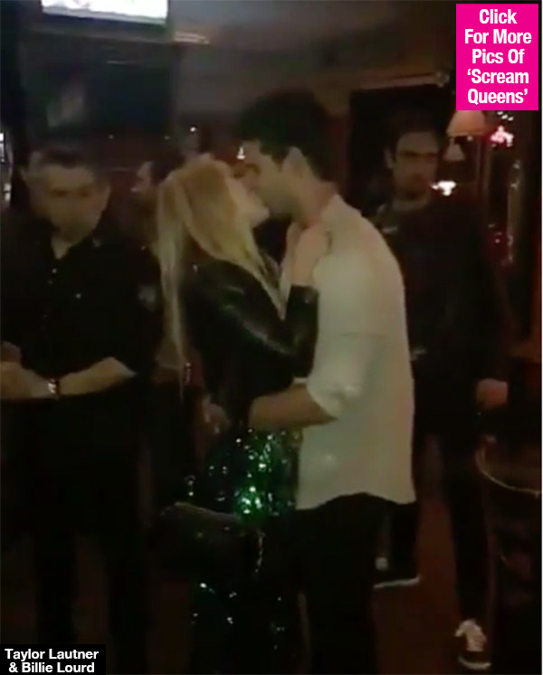 Taylor Lautner Billie Lourd Kissing