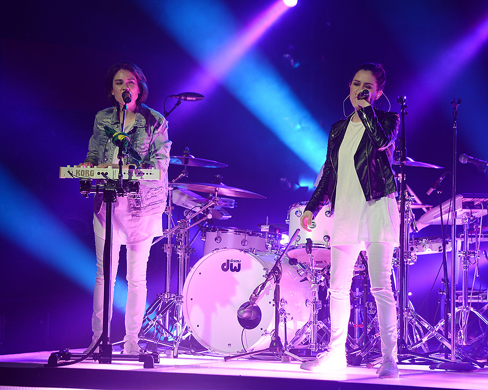 Tegan and Sara in concert at Revolution, Fort Lauderdale, USA - 16 Nov 2016