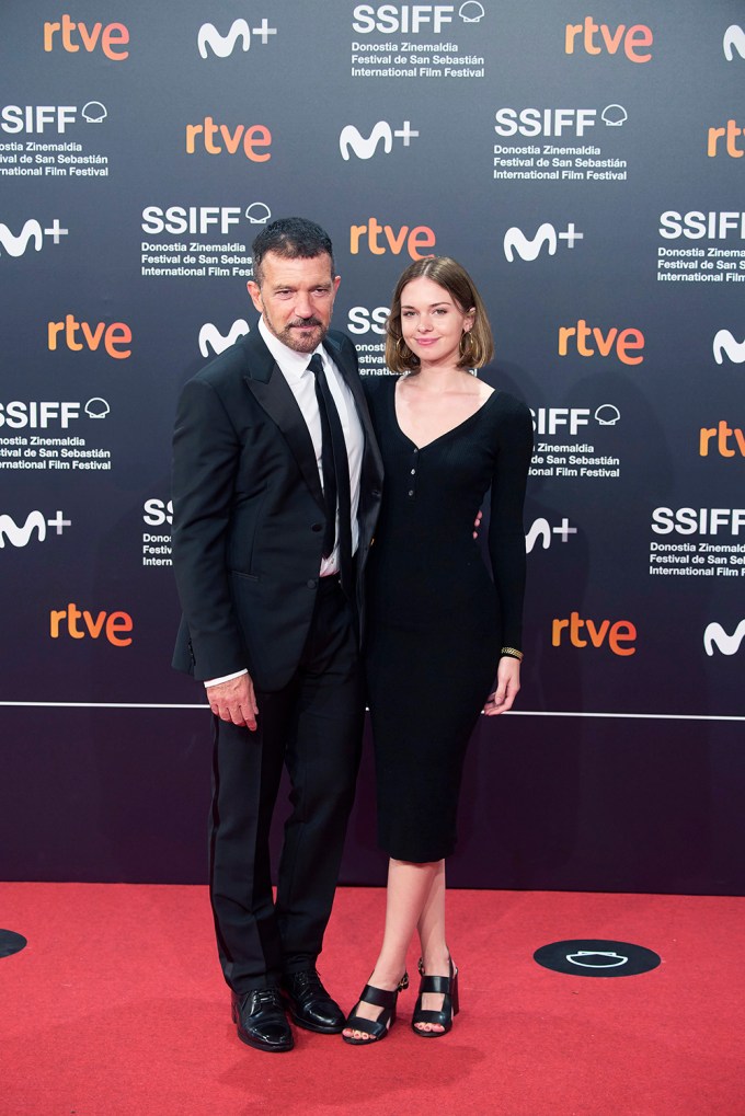 Antonio Banderas and Stella Banderas On The Red Carpet For The San Sebastian Film Fest