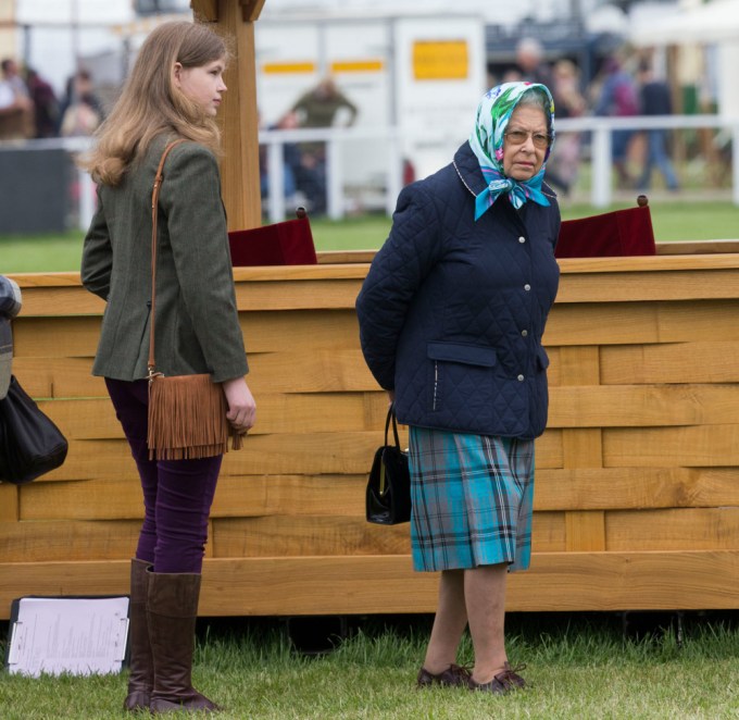 Queen Elizabeth II & Lady Louise Windsor