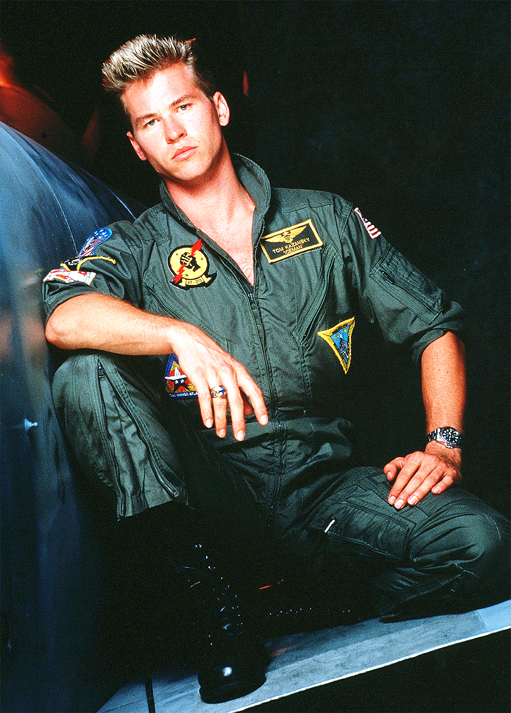 Editorial use only. No book cover usage.
Mandatory Credit: Photo by Paramount/Kobal/Shutterstock (5886113ak)
Val Kilmer
Top Gun - 1986
Director: Tony Scott
Paramount
USA
Film Portrait
Top Gun