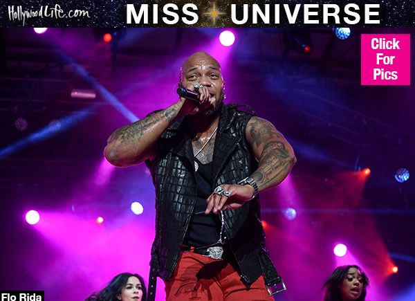 Flo Rida Performance Miss Universe