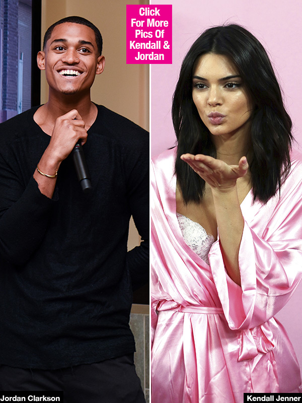 Kendall Jenner Jordan Clarkson Kiss NYE