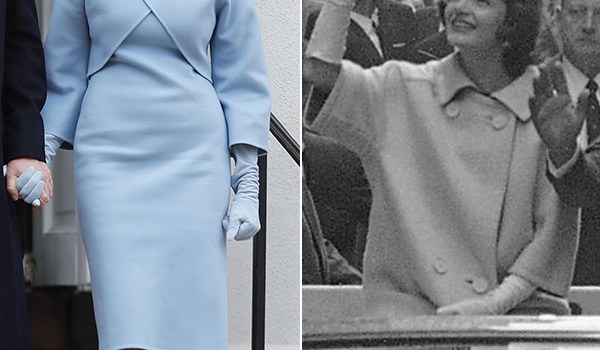 Melania Trump And Jackie O Inauguration Dress