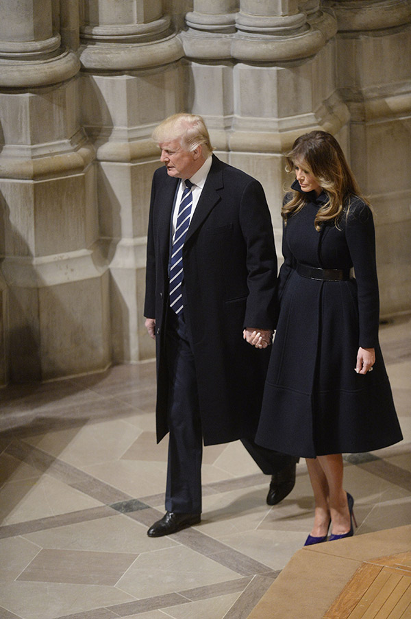 Trump Prayer Service -- PICS