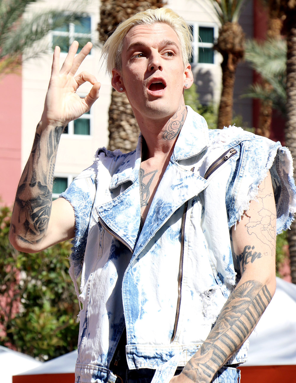 Aaron Carter
Aaron Carter performs at Flamingo Go Pool, Las Vegas, USA - 15 Apr 2017
International Pop Sensation Aaron Carter Performs at Flamingo Go Pool