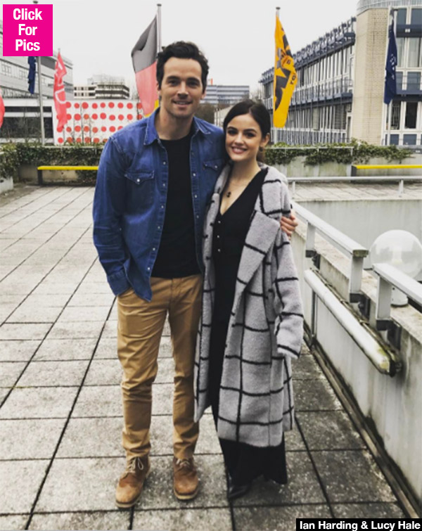 Lucy Hale Ian Harding Reunited