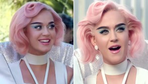 Katy Perry makeup chained to the rhythm
