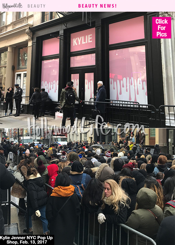 Kylie Jenner Pop Up Shop Crowds
