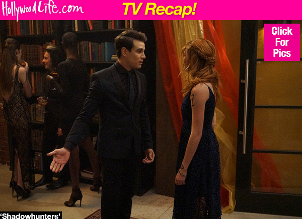 Shadowhunters Clary Kisses Simon