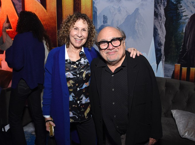 Danny Devito & Rhea Perlman at the ‘Jumanji’ premiere