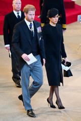 Prince Harry and Meghan Duchess of SussexQueen Elizabeth II's coffin procession from Buckingham Palace to Westminster Hall, London, UK - 14 Sep 2022