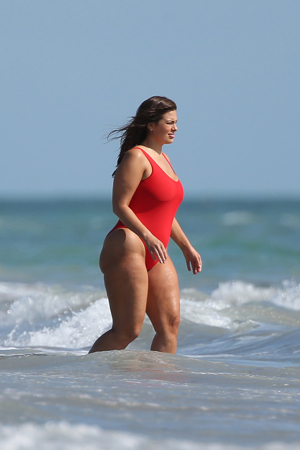 Ashley Graham Beach Photoshoot