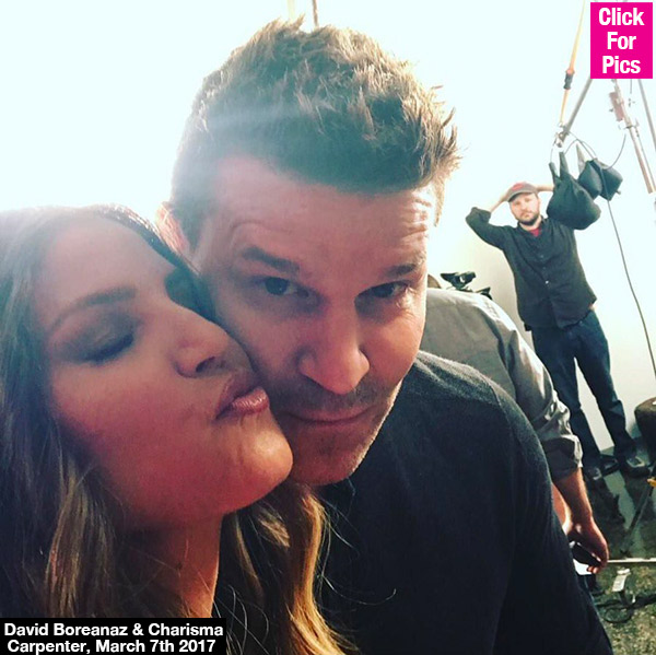 Buffy Reunion David Boreanaz Charisma Carpenter Pic