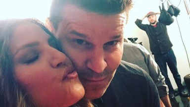 Buffy Reunion David Boreanaz Charisma Carpenter Pic