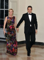 No New York or New Jersey newspapers or newspapers within a 75 mile radius of New York City.
Mandatory Credit: Photo by REX/Shutterstock (8477768c)
Hunter Biden and Kathleen Biden arrive for the Official Dinner in honor of Prime Minister David Cameron of Great Britain and his wife, Samantha, at the White House in Washington, D.C.
Official Dinner in honor of Prime Minister David Cameron, White House, Washington DC, USA - 14 Mar 2012