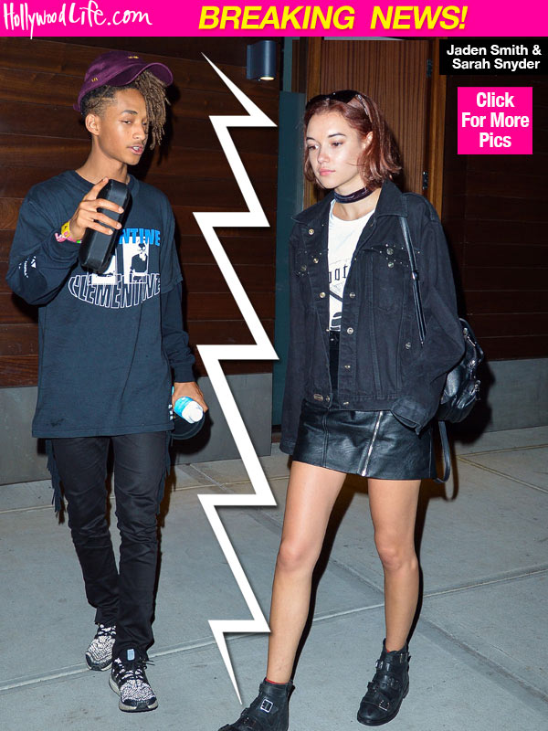 Sarah Snyder Jaden Smith Break Up