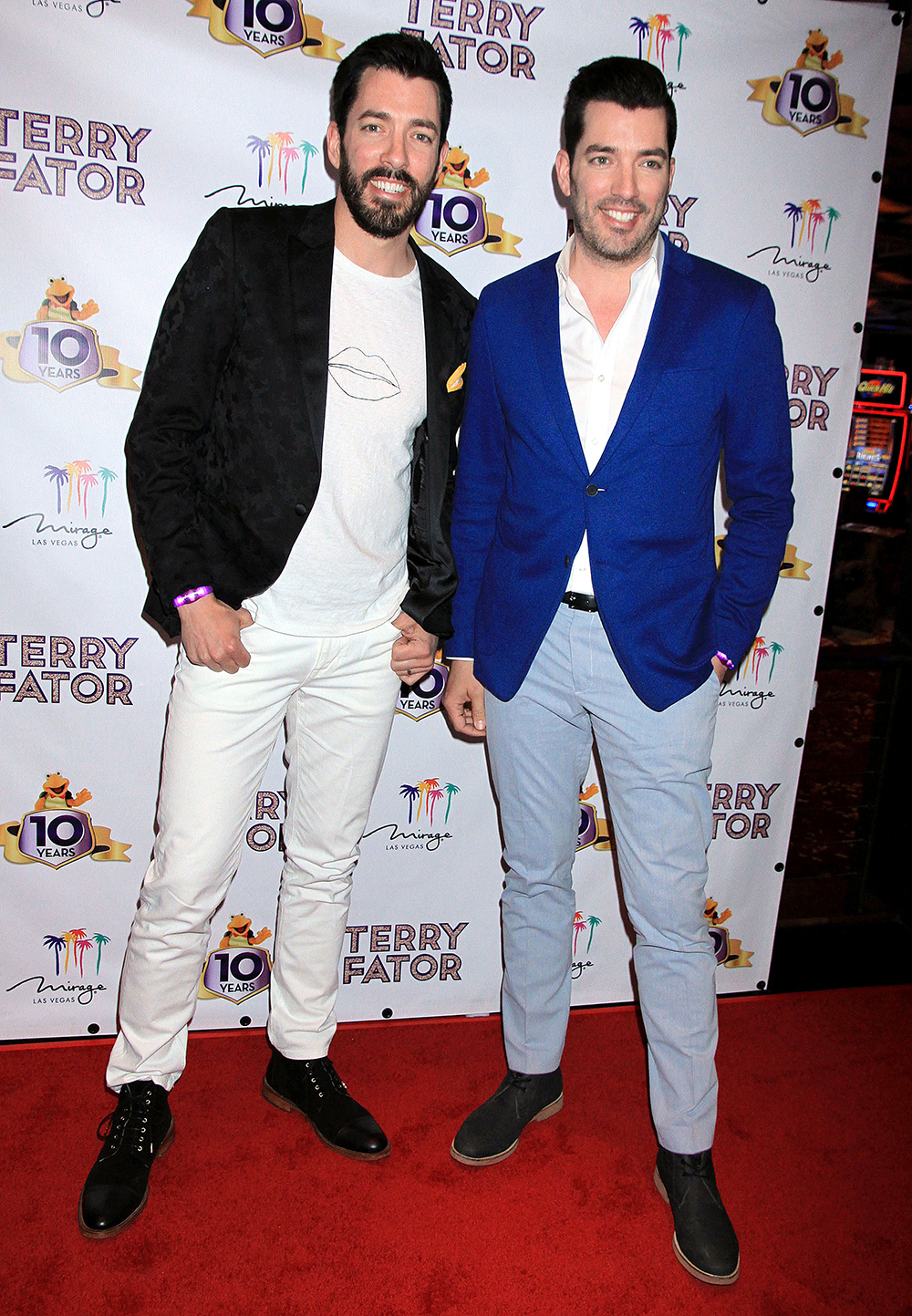 Drew Scott, Jonathan Scott, Property Brothers
Terry Fator 10th Anniversary Show Celebration, Las Vegas, USA - 15 Mar 2019