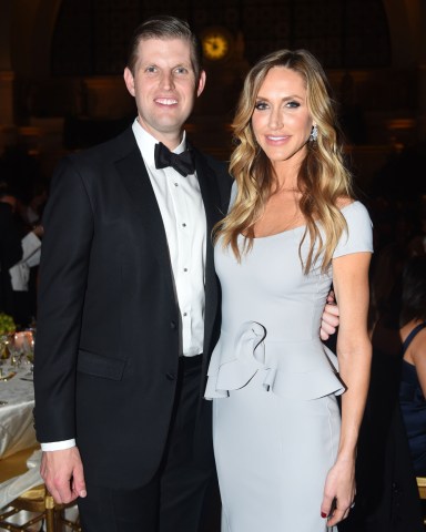 Eric Trump and Lara Yunaska Trump
Candlelight dinner, Washington DC, USA - 19 Jan 2017