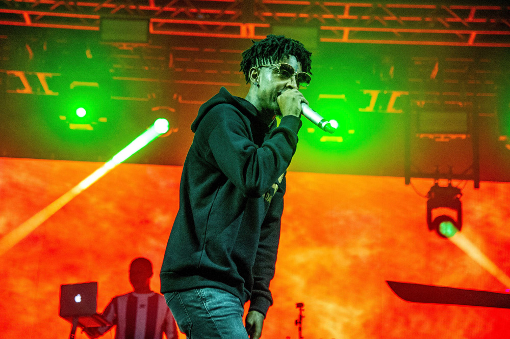 21 Savage, Shayaa Bin Abraham-Joseph. 21 Savage performs at the Voodoo Music Experience in City Park, in New Orleans2018 Voodoo Music Experience - Day 3, New Orleans, USA - 28 Oct 2018