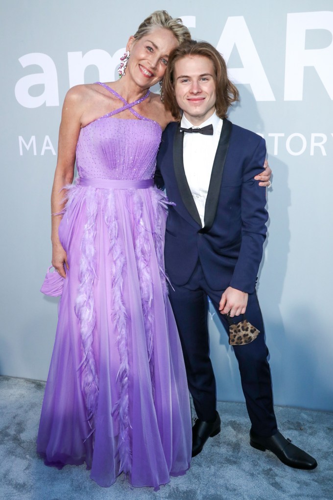 Sharon Stone & Roan Bronstein At The Cannes Film Festival