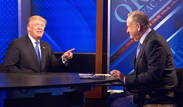 Donald Trump Support Bill OReilly