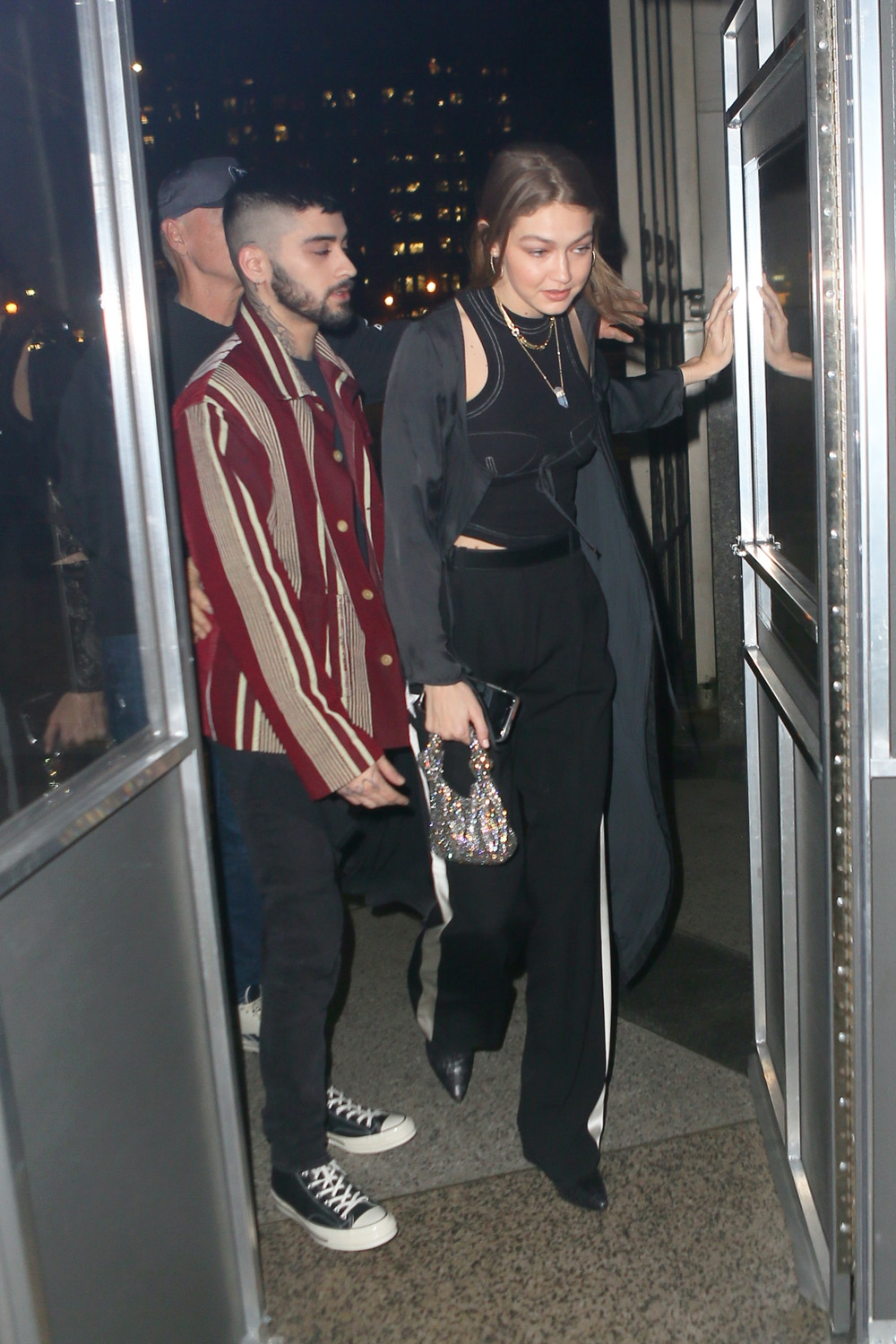 Gigi Hadid and Zayn Malik arrive at Eleven Madison Park to celebrate his birthday