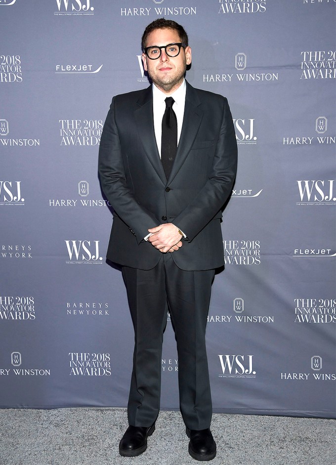 Jonah Hill Suits up for the 2018 WSJ Magazine Innovator Awards