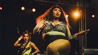 Lizzo Performing On Stage