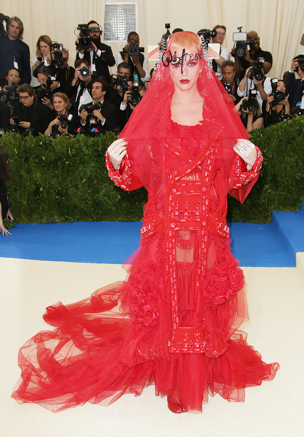 The Costume Institute Benefit celebrating the opening of Rei Kawakubo/Comme des Garcons: Art of the In-Between, Arrivals, The Metropolitan Museum of Art, New York, USA - 01 May 2017