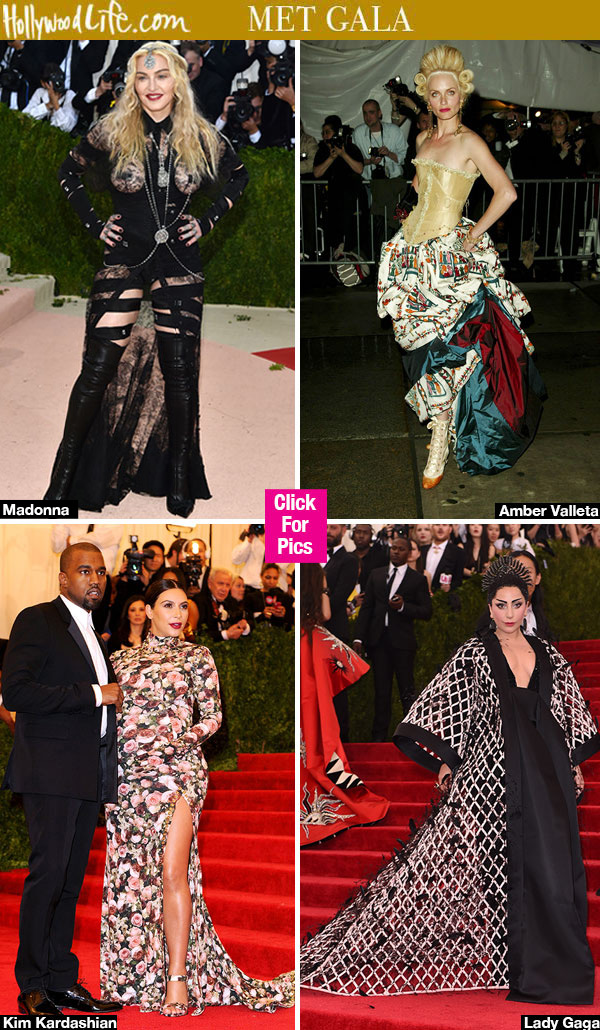 Met Gala Worst Dressed, Madonna, Amber Valletta, Kim Kardashian, and Lady Gaga