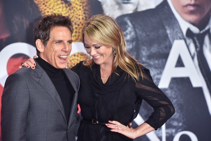 Ben Stiller & Christine Taylor At ‘Zoolander 2’ Premiere in Berlin