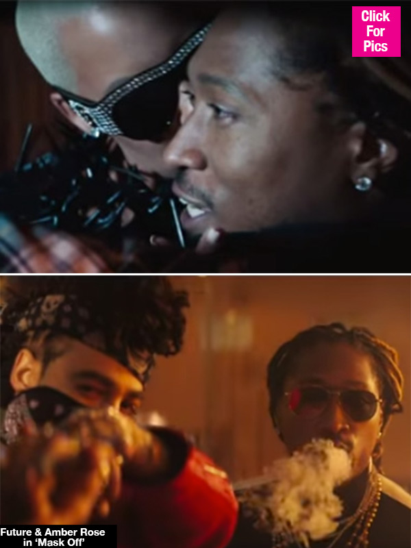 Amber Rose & Future in 'Mask Off'