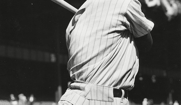 Joe DiMaggio Playing Baseball