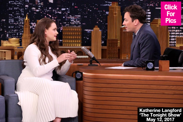 Katherine Langford Jimmy Fallon