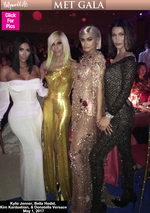 Kim Kardashian & Friends Inside The MET Ball