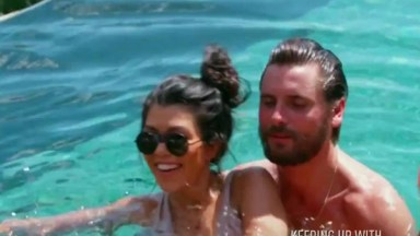 Kourtney Kardashian And Scott Disick In Costa Rica