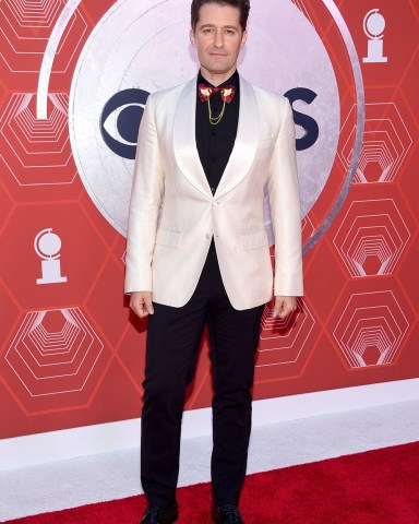 Matthew Morrison arrives at the 74th annual Tony Awards at Winter Garden Theatre, in New York
74th Annual Tony Awards, New York, United States - 26 Sep 2021