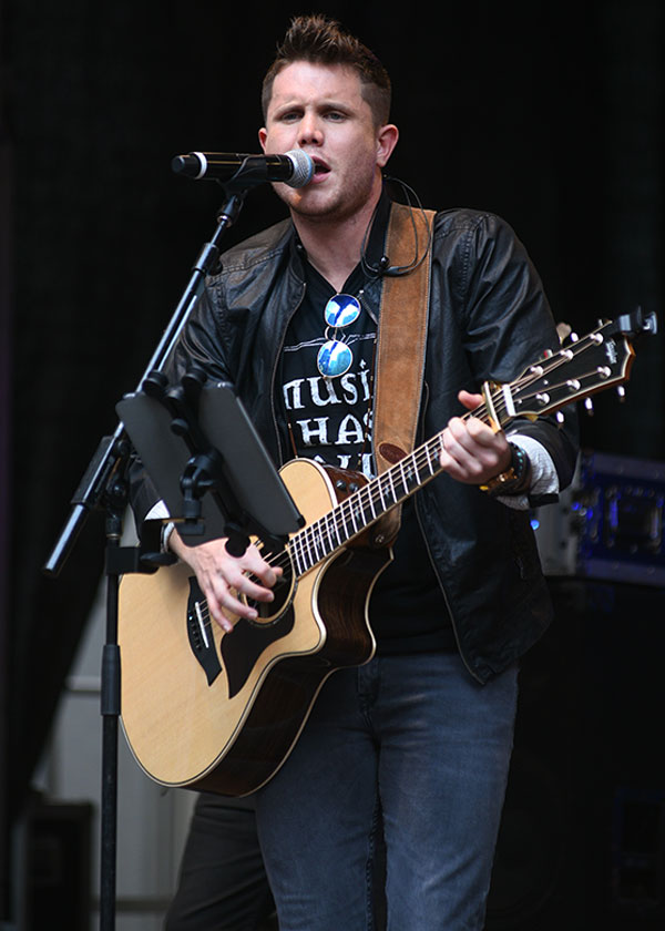 Trent Harmon Performing