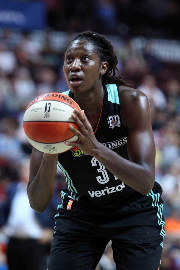 New York Liberty center Tina Charles (31) attempt free throwsNew York Liberty v Connecticut Sun, WNBA basketball game, Uncasville, Mohegan Sun ArenaNew York, USA - 16 Jun 2016WNBA basketball game between the Connecticut Sun and New York Liberty at Mohegan Sun Arena. New York defeated Connecticut 80-72