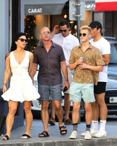 Jeff Bezos and Lauren Sanchez (with sons) strolling in the French Caribbean island Saint Barthelemy, on 23th December 2019.

Pictured: Lauren Sanchez,Jeff Bezos
Ref: SPL5137165 231219 NON-EXCLUSIVE
Picture by: AbacaPress / SplashNews.com

Splash News and Pictures
USA: +1 310-525-5808
London: +44 (0)20 8126 1009
Berlin: +49 175 3764 166
photodesk@splashnews.com

United Arab Emirates Rights, Australia Rights, Bahrain Rights, Canada Rights, Finland Rights, Greece Rights, India Rights, Israel Rights, South Korea Rights, New Zealand Rights, Qatar Rights, Saudi Arabia Rights, Singapore Rights, Thailand Rights, Taiwan Rights, United Kingdom Rights, United States of America Rights