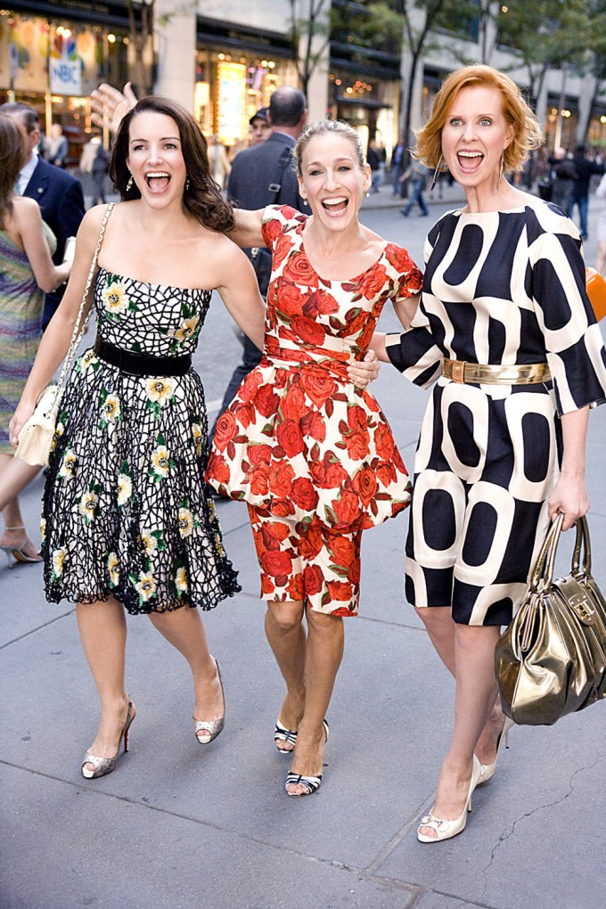 Charlotte, Carrie & Miranda in Bright Prints