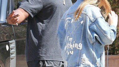 Corey Gamble with a friend