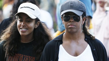 malia obama michelle obama baseball hats